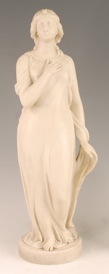 Lot 3031 - A Copeland Parian figure of Beatrice after...
