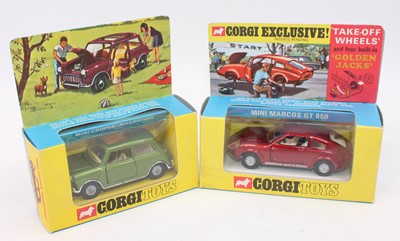 Lot 1012 - Corgi Toys group of 2 models boxed as follows:...