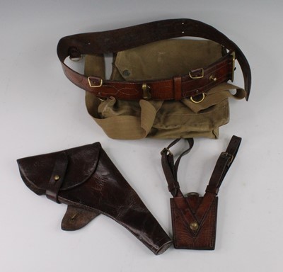 Lot 2391 - A WW I Sam Browne belt with matching sword...
