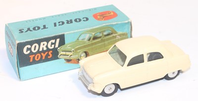 Lot 1017 - A Corgi Toys No. 200 Ford Consul in cream...