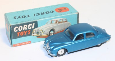 Lot 1020 - A Corgi Toys No. 208m Jaguar 2.4 litre saloon...