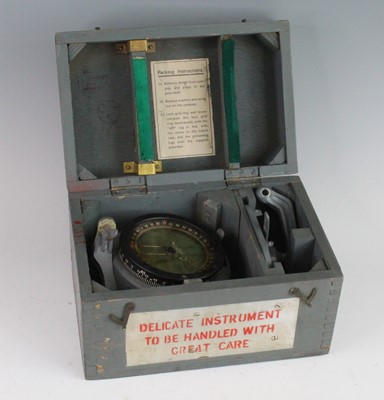 Lot 2494 - A WW II Air Ministry P12 compass no. KH...