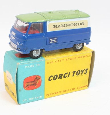 Lot 1034 - A Corgi Toys No. 462 Commer van in "Hammonds"...