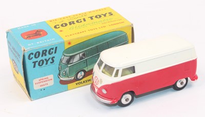 Lot 1039 - A Corgi Toys No. 433 V.W Delivery van red...