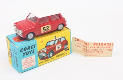 Lot 1055 - Corgi Tpys No.317 B.M.C Mini Cooper with red...