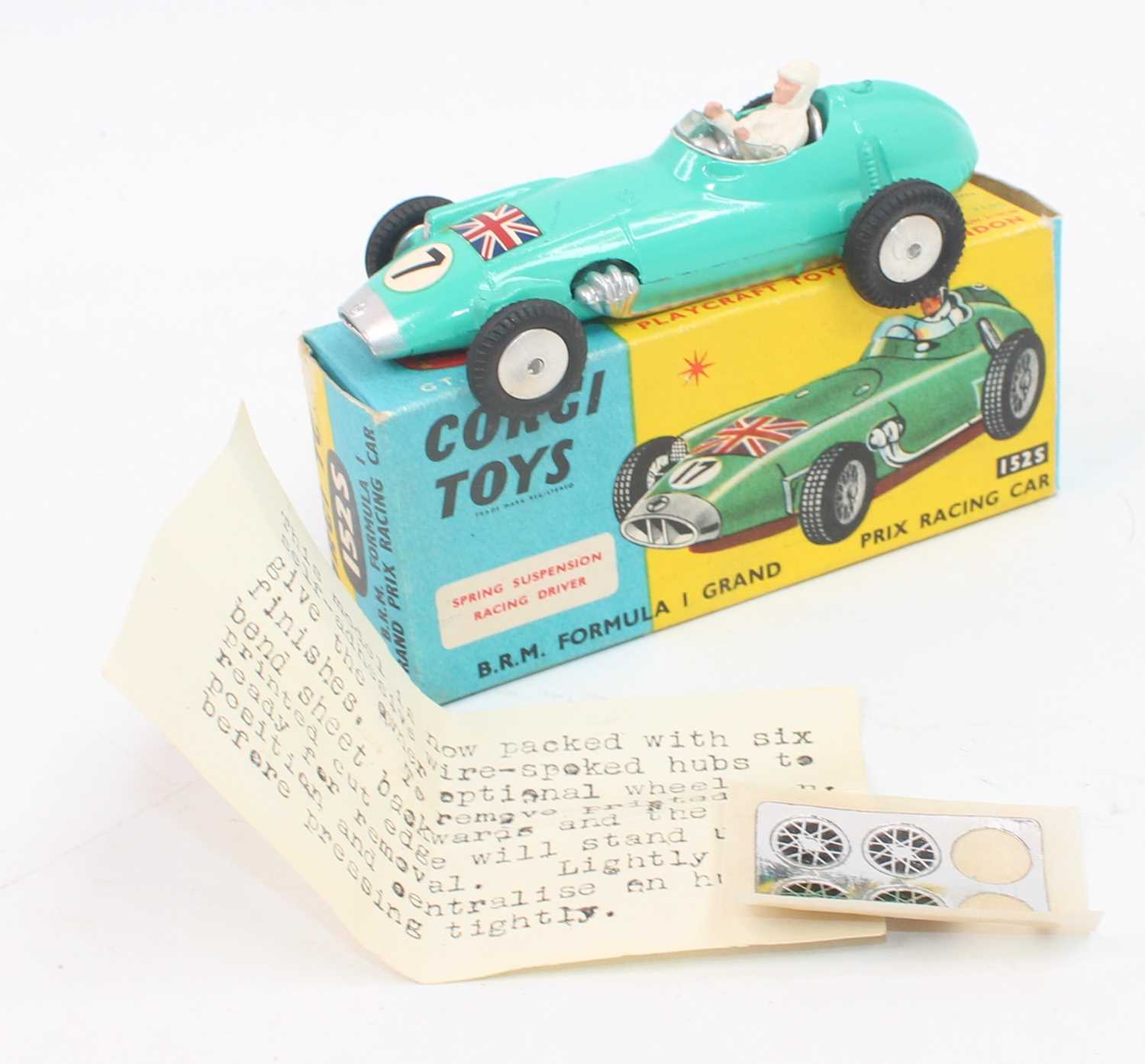 Lot 1077 - A Corgi Toys No.152S BRM F1 Grand Prix race
