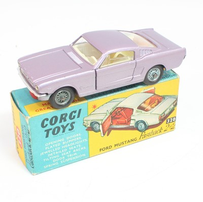 Lot 1082 - A Corgi Toys 320 Ford Mustang Fastback 2+2,...