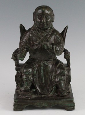 Lot 254 - * A large heavy cast bronze figure, possibly...