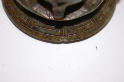 Lot 258 - * A Chinese carved jadeite covered jar and...