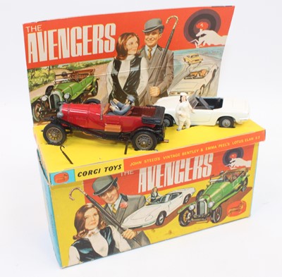 Lot 1117 - A Corgi Toys gift set No. 40 The Avengers...