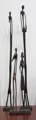 Lot 6 - A collection of four 20th century African...