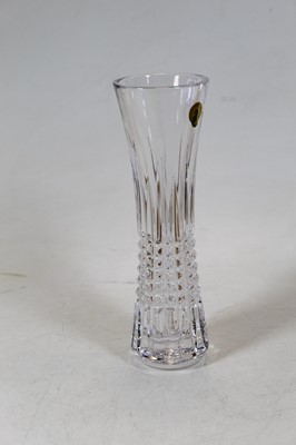 Lot 26 - A Waterford Crystal vase, of waisted form,...