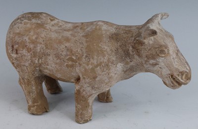 Lot 281 - * A Chinese hollow moulded terracotta model of...