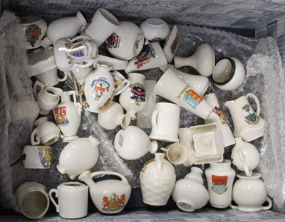Lot 98 - A collection of crested china, to include Fry...