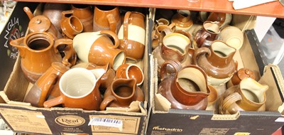 Lot 101 - A large collection of stoneware items, to...