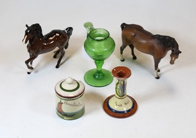Lot 135 - A Beswick model of a horse, h.15cm; together...