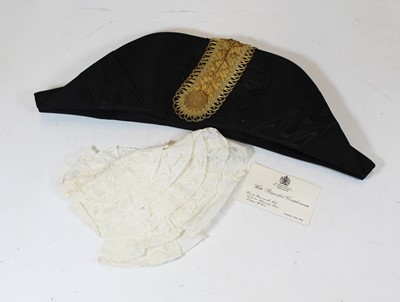 Lot 145 - A 20th century moleskin top-hat, bearing label...
