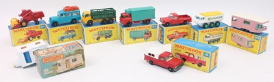 Lot 1206 - A group of 9 old shop stock Matchbox regular...