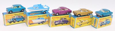 Lot 1211 - A group of 5 old shop stock Matchbox superfast...