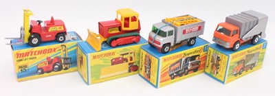 Lot 1212 - A group of 4 old shop stock Matchbox superfast...