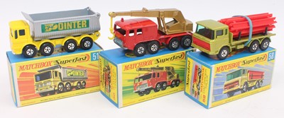 Lot 1217 - A group of 3 old shop stock Matchbox superfast...