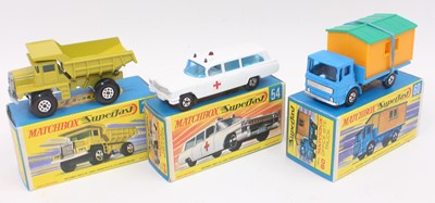 Lot 1216 - A group of 3 old shop stock Matchbox superfast...