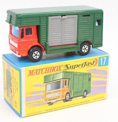 Lot 1224 - A Matchbox No.17 A.E.C Horsebox transporter...