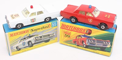 Lot 1219 - A pair of Matchbox Superfast models as follows:...