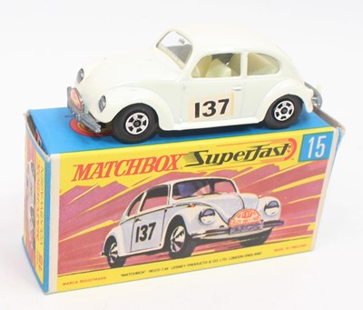 Lot 1226 - A No.15 V.W 1300 saloon in white with decals...