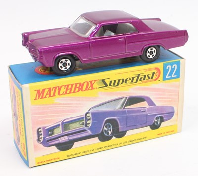 Lot 1232 - A No.22 Pontiac coupe in rich purple colour...