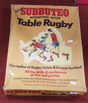 Lot 204 - A boxed Subbuteo International Edition table...