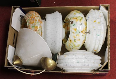 Lot 208 - A box of assorted 1930s and later moulded...