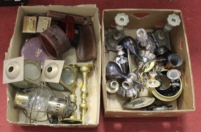 Lot 211 - Two boxes of miscellaneous items, to include...