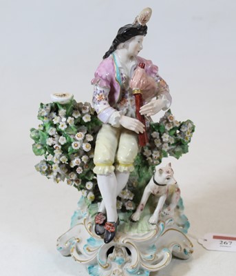 Lot 267 - A large 19th century Derby? figure, the male...