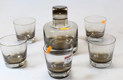 Lot 278 - A mid 20th century Caithness smoked glass...
