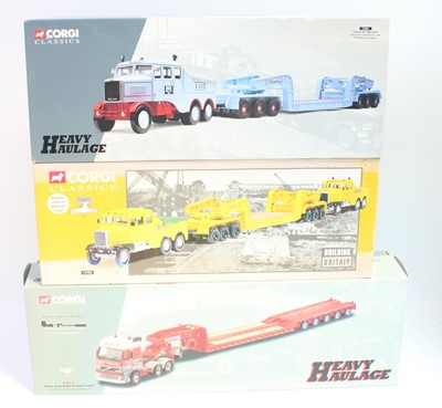 Lot 2017 - A group of 3 Corgi Classic Heavy Haulage Road...