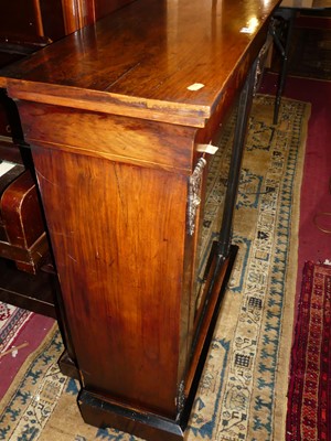 Lot 1447 - A mid-Victorian figured walnut, floral...
