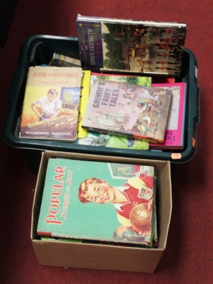 Lot 190 - Two boxes containing a collection of childrens...