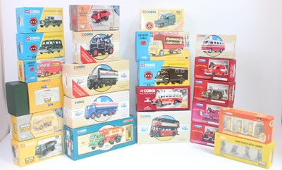 Lot 2032 - A collection of 23 boxed Corgi Classics...