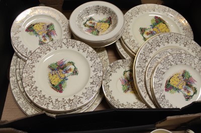 Lot 124 - A Wetherby Falconware part dinner service