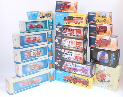 Lot 2033 - A large collection of 18 boxed Corgi Classics...