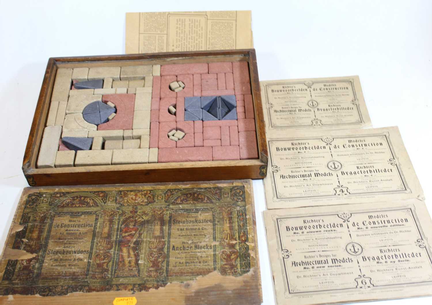 Lot 633 - A circa 1900 boxed set of Richter's Anchor...
