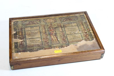 Lot 633 - A circa 1900 boxed set of Richter's Anchor...