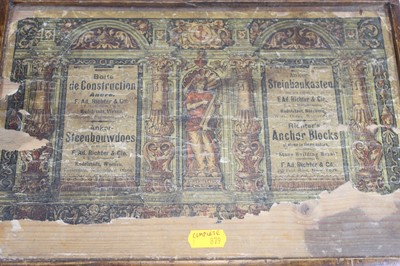 Lot 633 - A circa 1900 boxed set of Richter's Anchor...