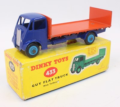 Lot 1404 - A Dinky Toys No. 433 guy flat truck with dark...