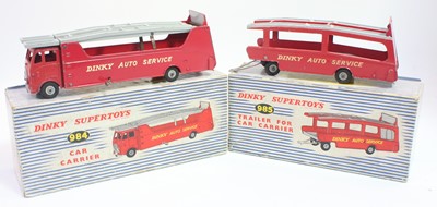 Lot 1418 - Dinky Toys Boxed 984 Car Carrier and 985...