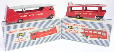 Lot 1418 - Dinky Toys Boxed 984 Car Carrier and 985
