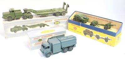 Lot 1421 - A group of 3 boxed Dinky military models as...