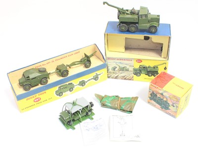 Lot 1422 - A group of 3 Dinky military models all boxed...