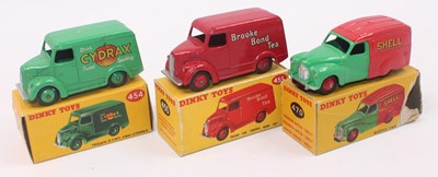 Lot 1425 - A group of 3 boxed Dinky vans as follows: 470...